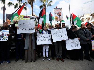 احتجاجات في فلسطين ضد الاعتقال الإداري