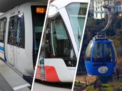 Métro, Tramway, Téléphérique