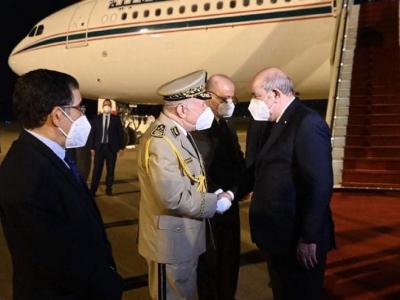  الرئيس تبون يعود إلى أرض الوطن بعد زيارة الدولة إلى تركيا