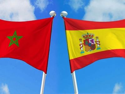 الرايتان الإسبانية والمغربية