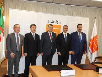 Signature d'un accord de partage de production Sonatrach et Sinopec