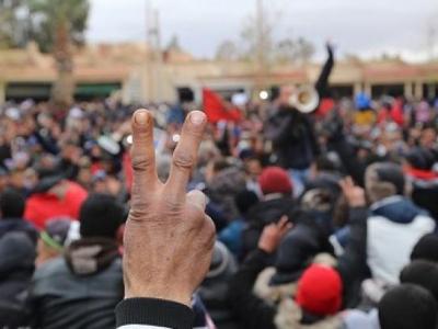 احتجاجات مطالبة بإسقاط النظام المخزني القائم في المملكة المغربية