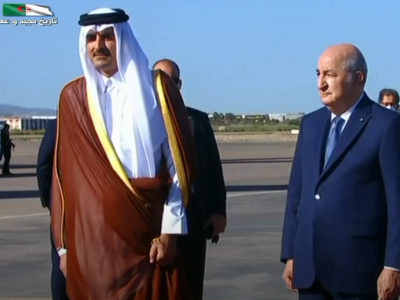 الرئيس تبون وأمير دولة قطر