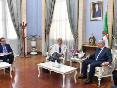 Le président de l'APN s'entretient avec l'ambassadrice britannique