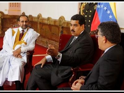 الرئيس الفنزويلي -الصحراء الغربية