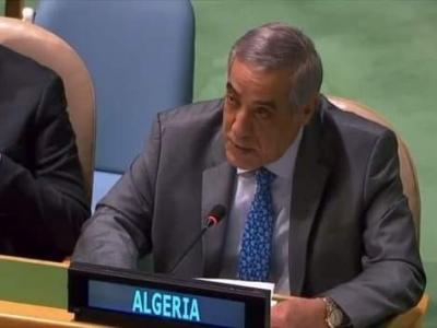 الممثل الدائم للجزائر لدى الأمم المتحدة نذير العرباوي 