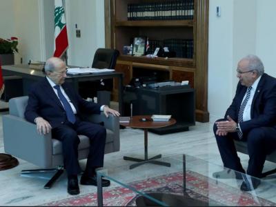 لعمامرة يستقبل ببيروت من قبل الرئيس اللبناني ميشال عون