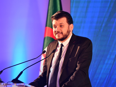 Ministre délégué auprès du Premier ministre chargé de l'Economie de la Connaissance et des Startups, Yacine El-Mahdi Oualid. 