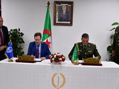 توقيع مذكرة تعاون بين الأمن والدرك الوطنيين 