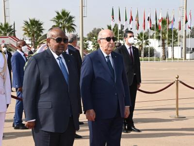 الرئيس تبون ورئيس جيبوتي 