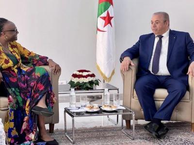 السيد زغدار يستعرض مع رئيسة بعثة صندوق النقد الدولي مناخ الأعمال في الجزائر