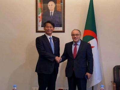بلاني يتحادث مع الوزير المنتدب لدى وزارة الشؤون الخارجية اليابانية وزارة الخارجية والجالية الوطنية بالخارج