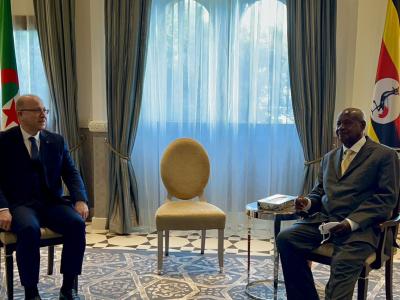 الرئيس الأوغندي-الوزير الأول بن عبد الرحمان