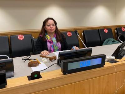 الممثلة الدائمة للجزائر لدى الأمم المتحدة بفيينا، فوزية بومعيزة مباركي
