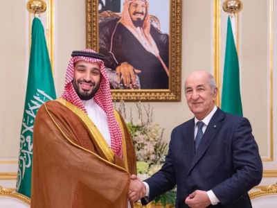 الرئيس تبون رفقة ولي عهد السعودية محمد بن سلمان