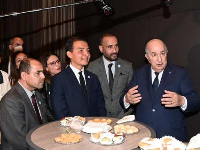 لقاء رئيس الجمهورية بالجالية الجزائرية المقيمة بالبرتغال