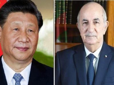 الرئيسان الجزائري والصيني 