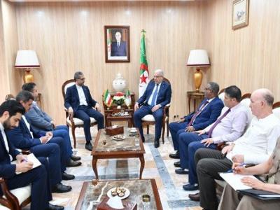 بوغالي يستقبل سفير إيران بالجزائر