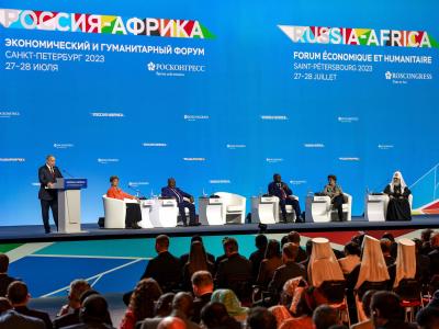 Ouverture des travaux du sommet Russie Afrique