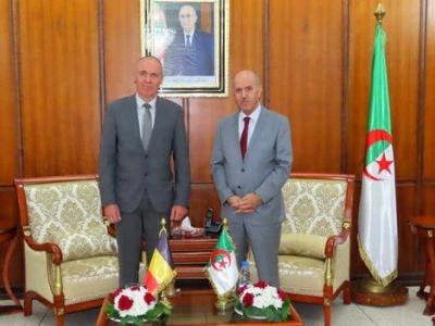 وزير الصحة يستقبل سفير بلجيكا لدى الجزائر 