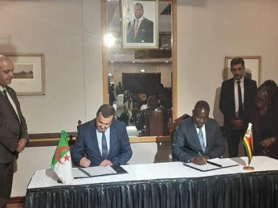 التوقيع على مذكرة تفاهم بين الجزائر وزيمبابوي لتطوير التعاون الثنائي في مجال الطاقة