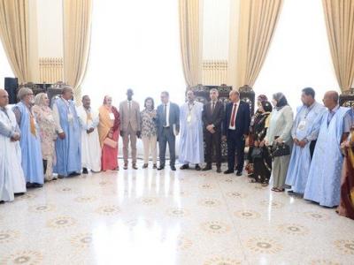 وفد عن المجلس الوطني الصحراوي يزور مقر مجلس الأمة 