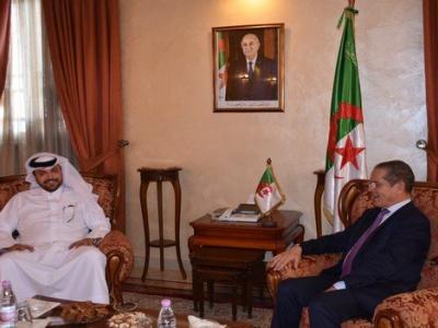 هني يتباحث مع الرئيس المدير العام للشركة القطرية "بلدنا"
