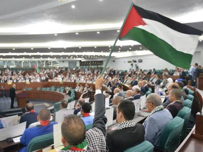 المجلس الشعبي الوطني ودعم فلسطين 