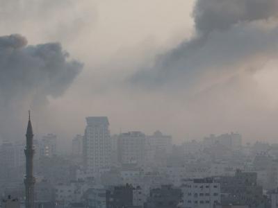  القلق إزاء انقطاع الاتصالات مع قطاع غزة  جراء القصف الصهيوني