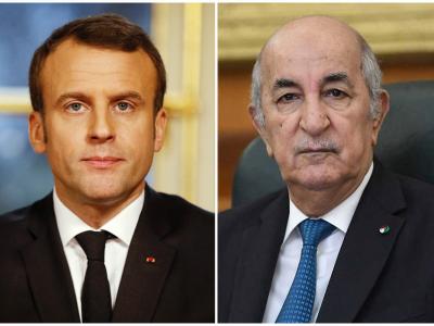 الرئيسان الجزائري والفرنسي 