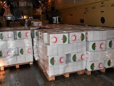 مساعدات الجزائر لغزة