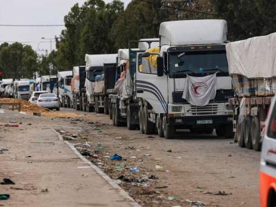 Un total de 248 camions d'aide humanitaire sont arrivés à Ghaza
