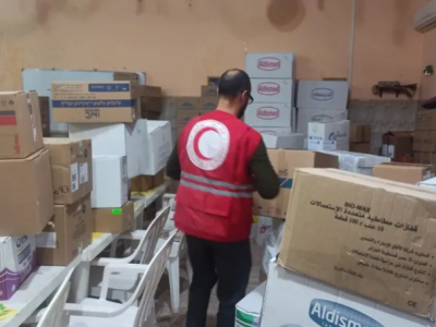 مستغانم: انطلاق قافلة مساعدات إنسانية للتضامن مع الفلسطينيين في غزة 