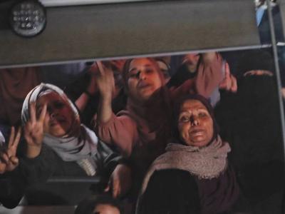 39 femmes et enfants palestiniens libérés de prisons 