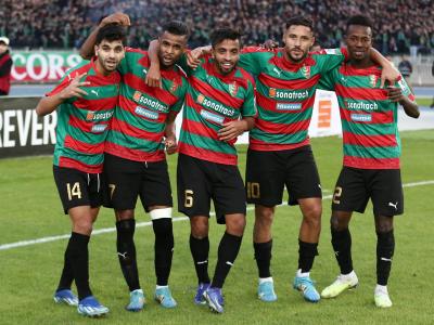 Joie des joueurs du MC Alger