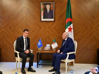 السيد عطاف يستقبل وكيل الأمين العام للأمم المتحدة لشؤون السلامة والأمن السيد عطاف يستقبل وكيل الأمين العام للأمم المتحدة لشؤون السلامة والأمن