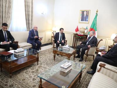 السيد قوجيل يستقبل سفير تركيا بالجزائر
