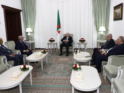 رئيس الجمهورية يستقبل رئيس الجمعية الوطنية الموريتانية