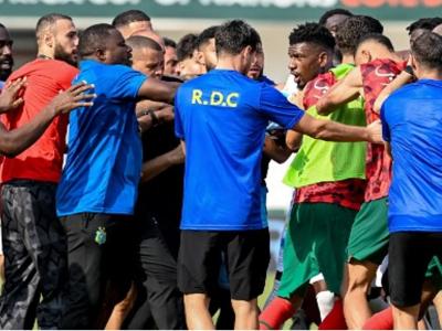 Altercation à la fin du match