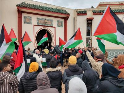 Manifestation au Maroc en soutien à la Palestine