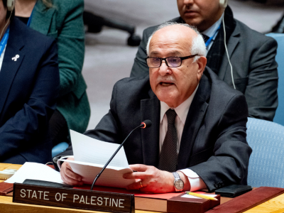 Riyad Mansour, ambassadeur de la Palestine à l'ONU