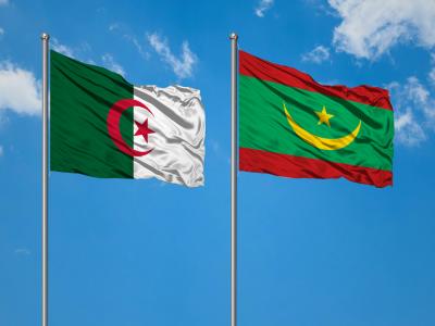 Algérie Mauritanie drapeaux