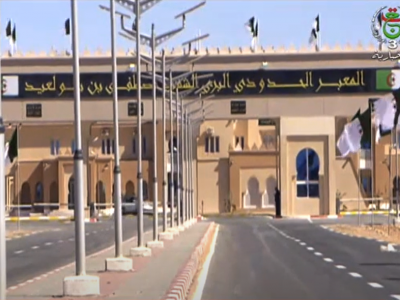 Poste frontière alégro-mauritanien à Tindouf