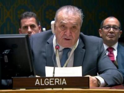 بن جامع ممثل الجزائر في الأمم المتحدة
