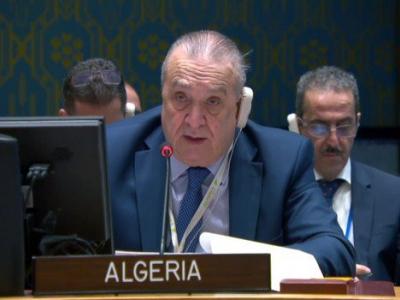 Algérie-Conseil de sécurité-Palestine.18.02.2024