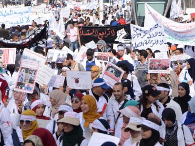 المغرب : التنسيقيات التعليمية تواصل الحشد لوقفة احتجاجية أمام البرلمان وتلوح بالتصعيد بسبب الموقوفين