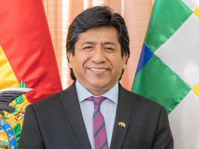 Esteban Elmer Catarina Mamani, vice-ministre bolivien des Affaires étrangères 