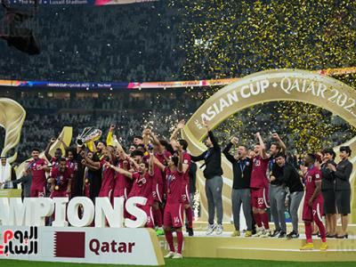 قطر تتوبج بكأس آسيا