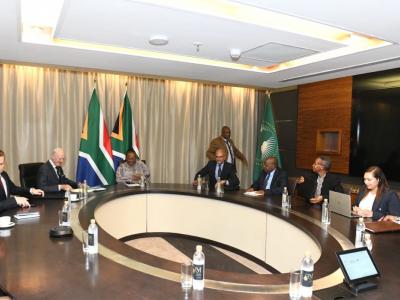 زيارة المبعوث الأممي إلى جنوب إفريقيا