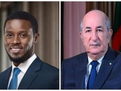 الرئيسان الجزائري والسنغالي 